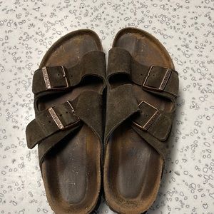 Brown birkenstocks